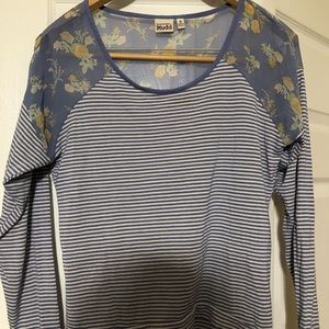 ✨Striped and Floral Blouse✨